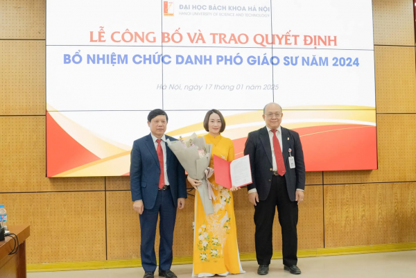 TRƯỜNG VẬT LIỆU VINH DỰ CÓ 05 TÂN PHÓ GIÁO SƯ  ĐƯỢC BỔ NHIỆM NĂM 2024