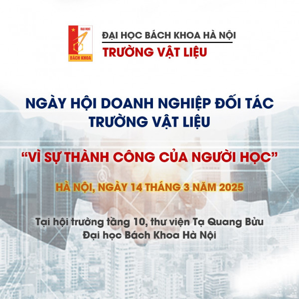 THÔNG BÁO: TỌA ĐÀM "VAI TRÒ CỦA DOANH NGHIỆP VỚI SỰ THÀNH CÔNG CỦA NGƯỜI HỌC"