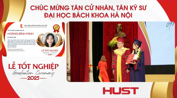 LỄ TỐT NGHIỆP ĐỢT 2024-2A & 2024-2B CỦA TRƯỜNG VẬT LIỆU