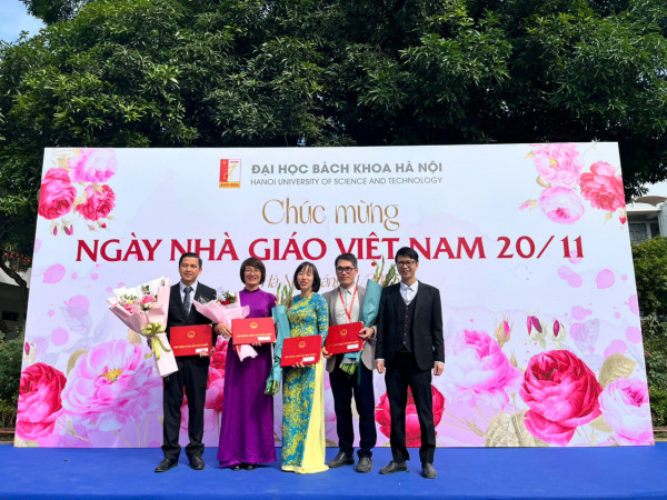 TRƯỜNG VẬT LIỆU CHÚC MỪNG 4 GIẢNG VIÊN ĐẠT TIÊU CHUẨN PHÓ GIÁO SƯ NĂM 2025