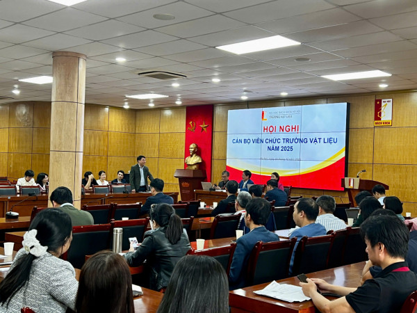 HỘI NGHỊ CÁN BỘ VIÊN CHỨC TRƯỜNG VẬT LIỆU NĂM 2025