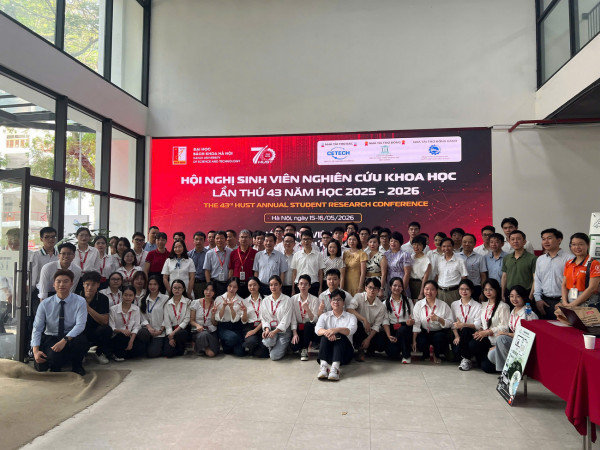 HỘI NGHỊ SINH VIÊN NGHIÊN CỨU KHOA HỌC TRƯỜNG VẬT LIỆU NĂM HỌC 2025 - 2026