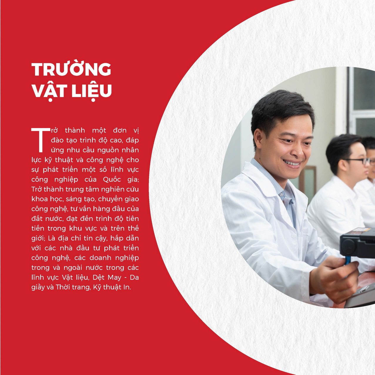 BROCHURE HỢP TÁC DOANH NGHIỆP - TRƯỜNG VẬT LIỆU