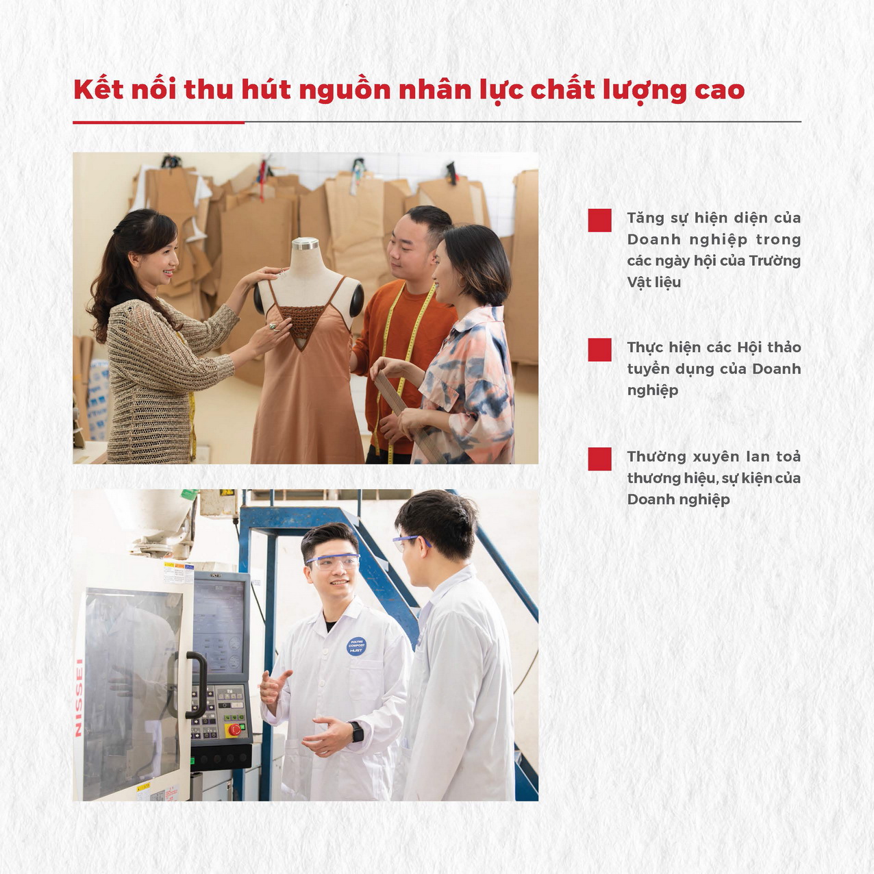 BROCHURE HỢP TÁC DOANH NGHIỆP - TRƯỜNG VẬT LIỆU