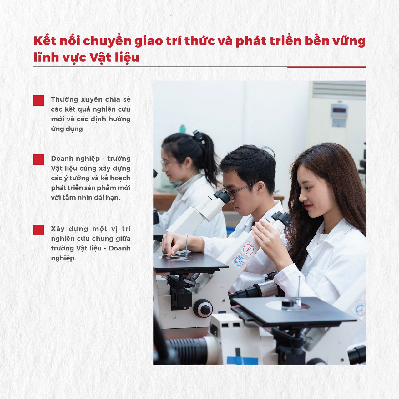 BROCHURE HỢP TÁC DOANH NGHIỆP - TRƯỜNG VẬT LIỆU