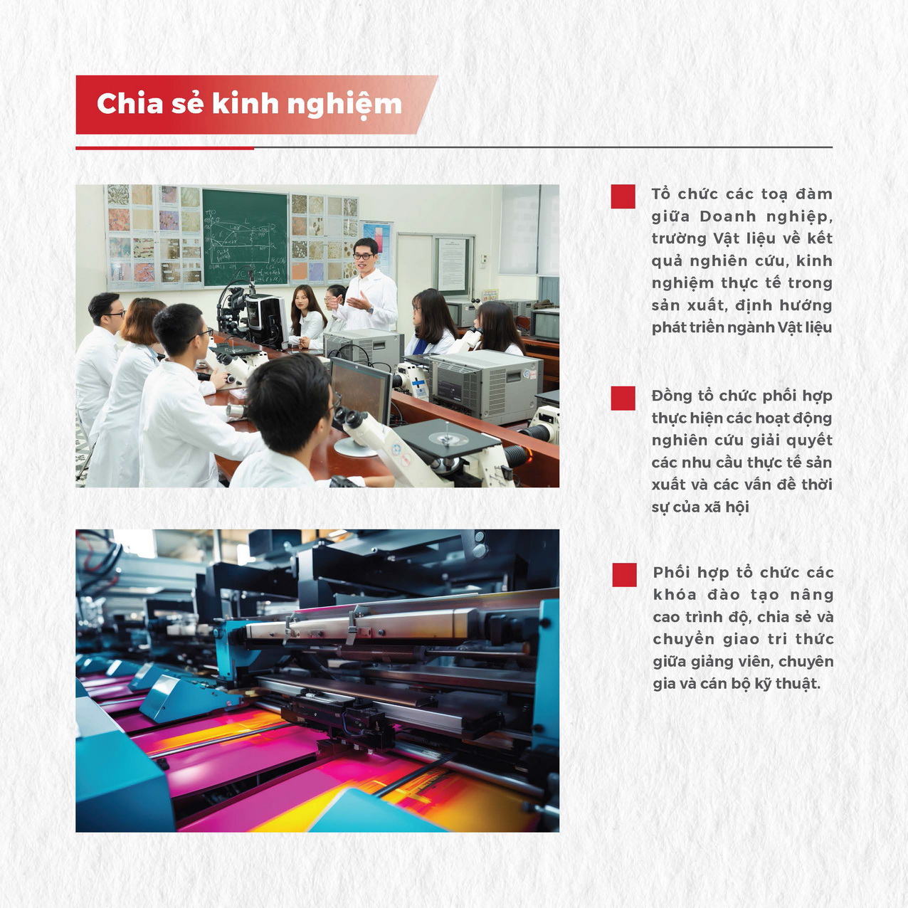 BROCHURE HỢP TÁC DOANH NGHIỆP - TRƯỜNG VẬT LIỆU