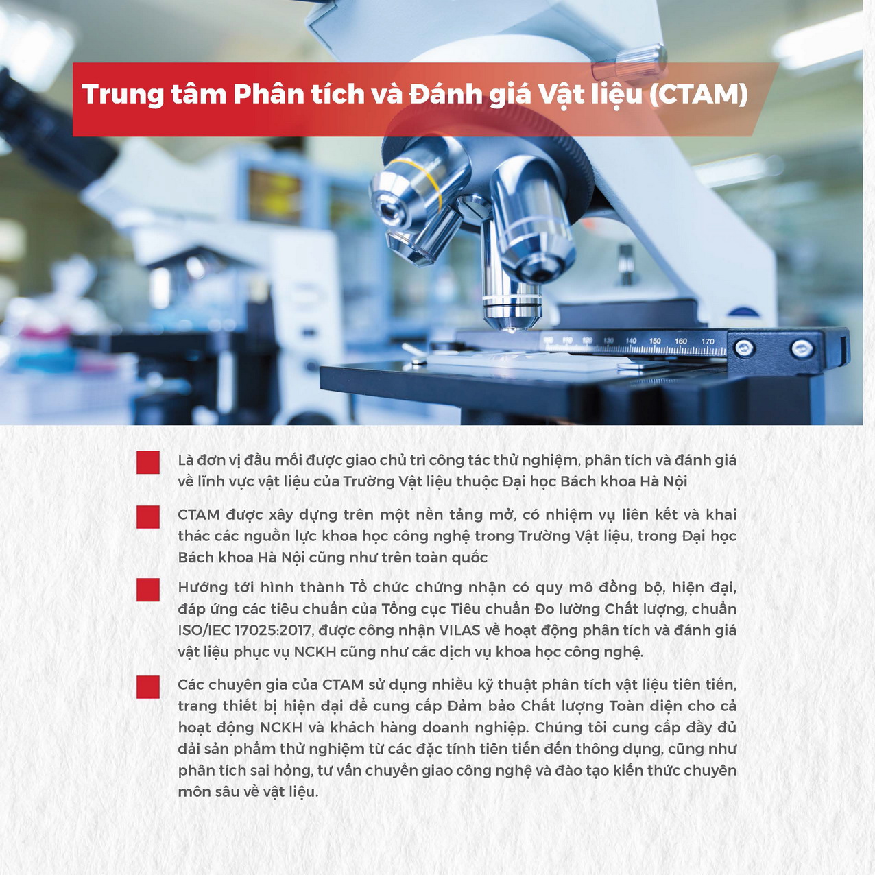 BROCHURE HỢP TÁC DOANH NGHIỆP - TRƯỜNG VẬT LIỆU