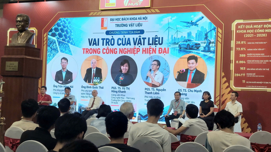 CHƯƠNG TRÌNH TOẠ ĐÀM  “VAI TRÒ CỦA VẬT LIỆU TRONG CÔNG NGHIỆP HIỆN ĐẠI”