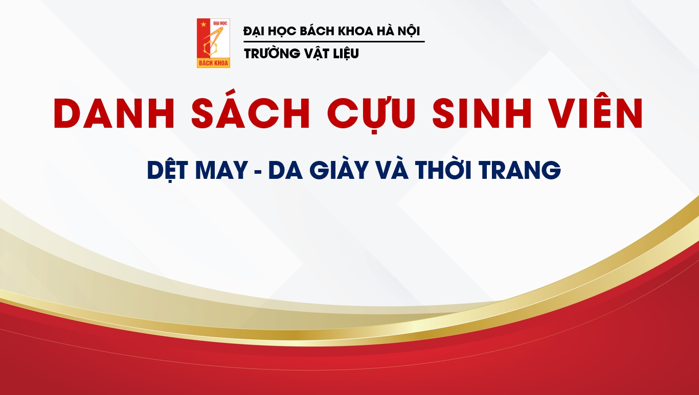 DANH SÁCH CSV KHOA DÊT MAY - DA GIẦY VÀ THỜI TRANG