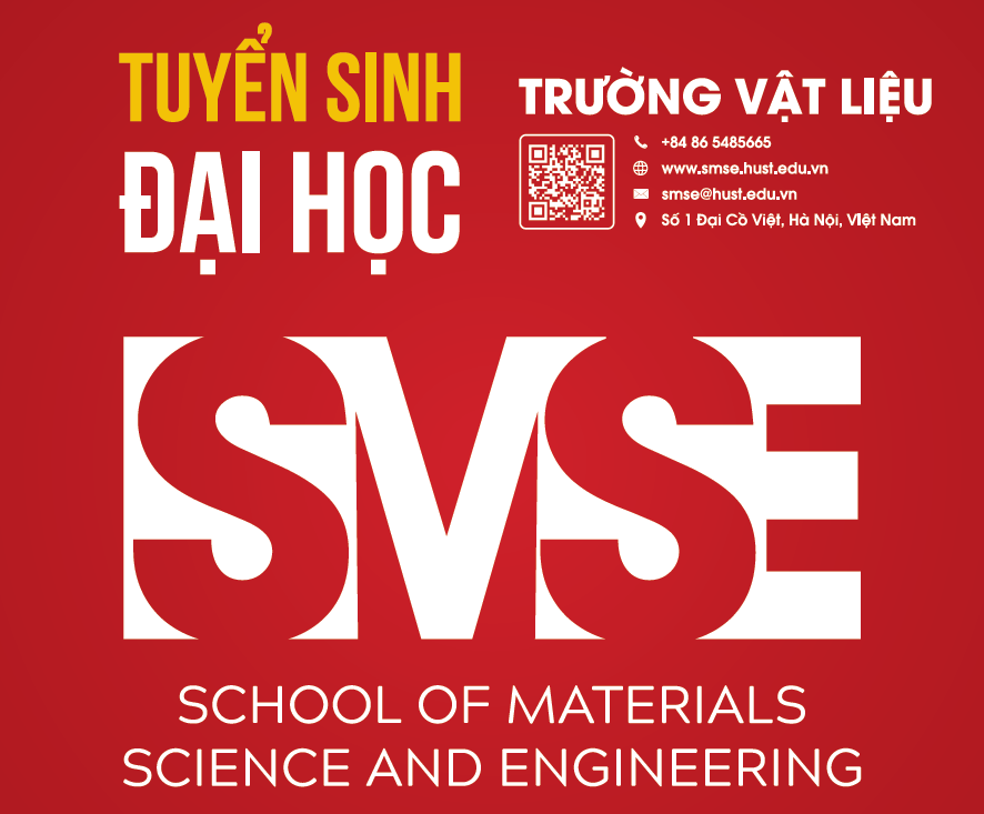 TUYỂN SINH ĐẠI HỌC CHÍNH QUY TRƯỜNG VẬT LIỆU NĂM 2025