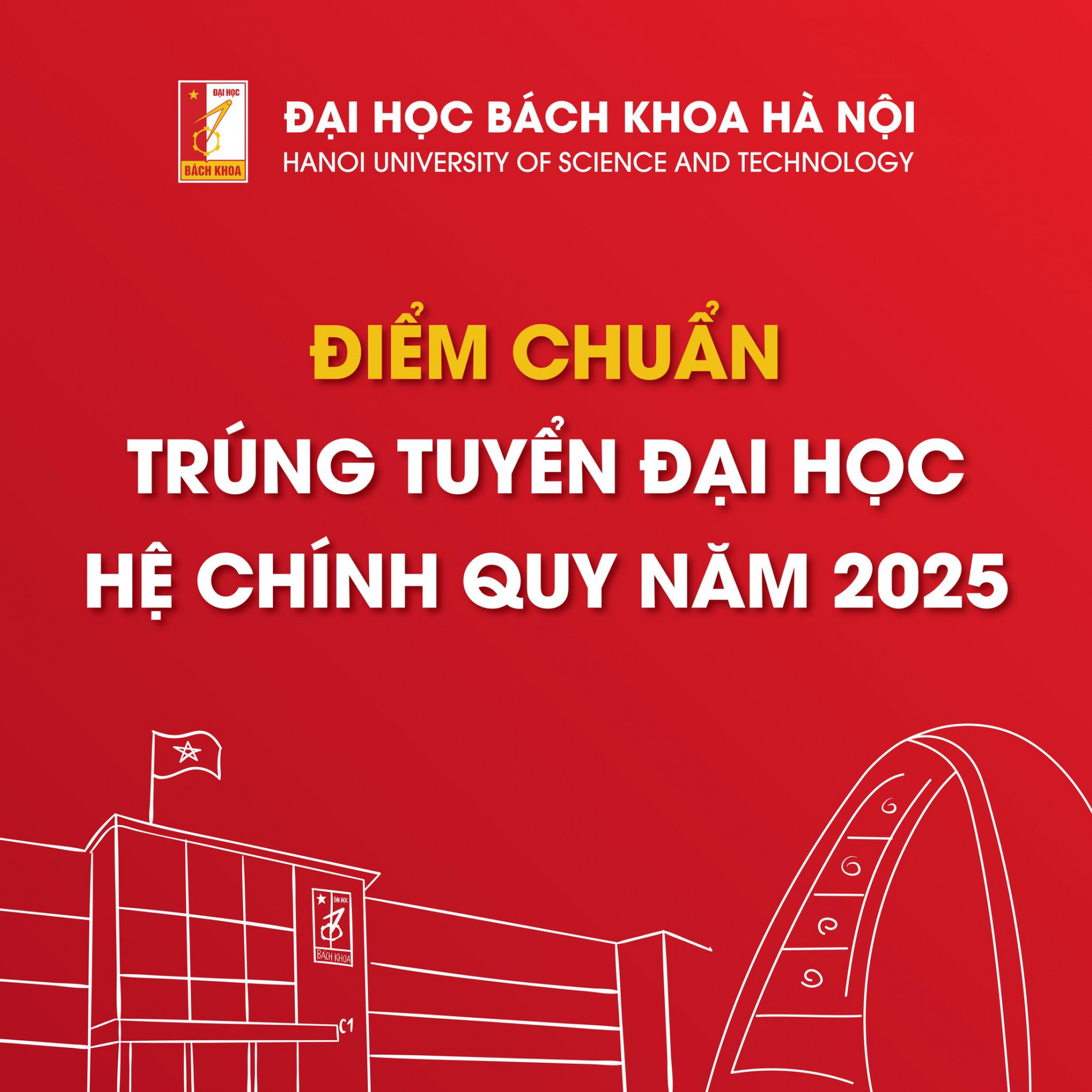 Điểm chuẩn Đại học Bách Khoa Hà Nội 2025